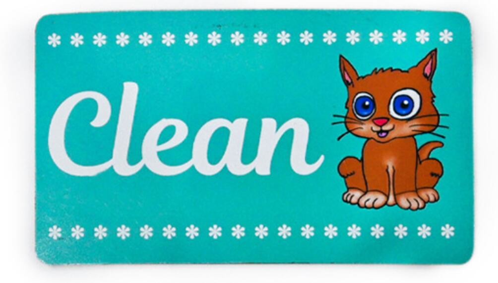 Waterproof Clean Dirty Dishwasher Magnet Funny Sign For Home dish washing