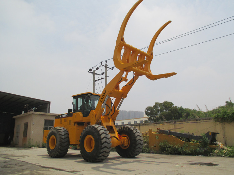 LTMG 8 Ton Comfortable Sugar Cane Grab Loader Mobile Forestry Equipment 169KN Force