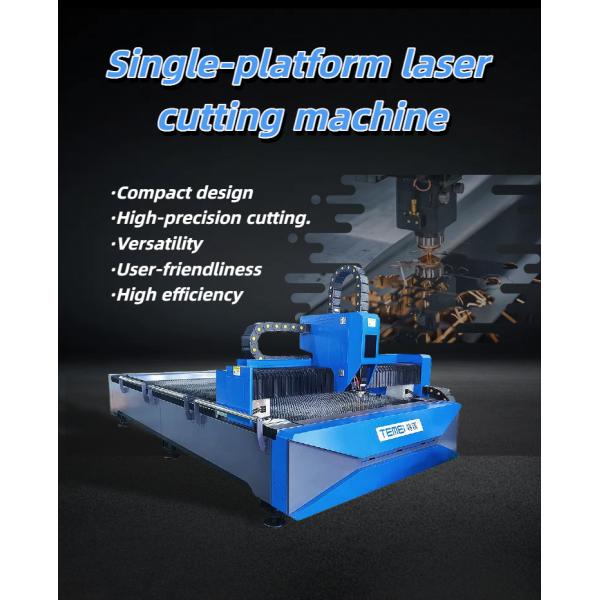 3KW CNC Fiber Laser Cutting Machine 3015 Single Platform Laser Metal Sheet Cutting Machine