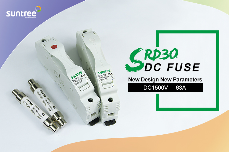 SRD-30 Cylindrical 1500V PV DC Fuse Holder