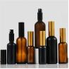 Buy cheap Leakproof Small Brown Amber Glass Spray Bottles Lightweight Fashionable from wholesalers
