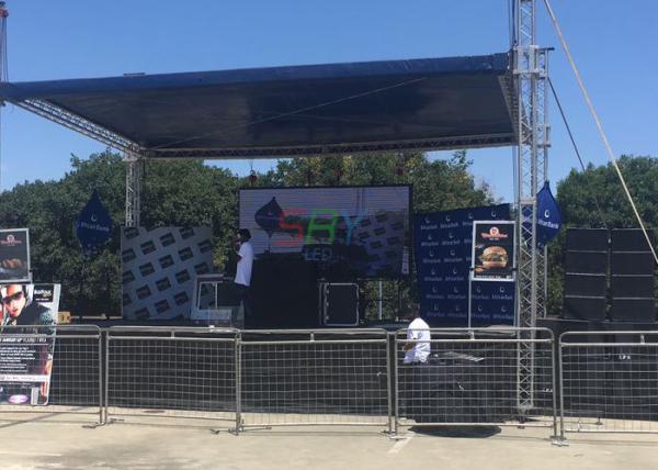 SMD3535 Outdoor P10 Full Color Waterproof Rental LED Display Screen, Cabinet