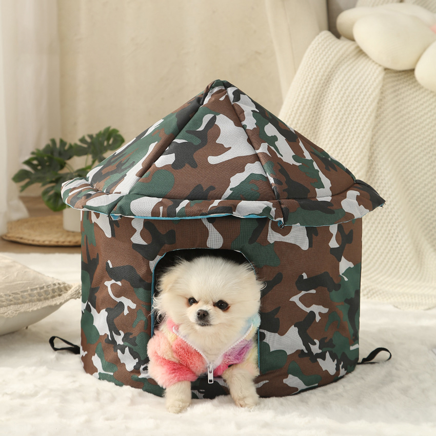 Waterproof Pet Bed Customized Logo Foldable Winter Dog House for Pet House