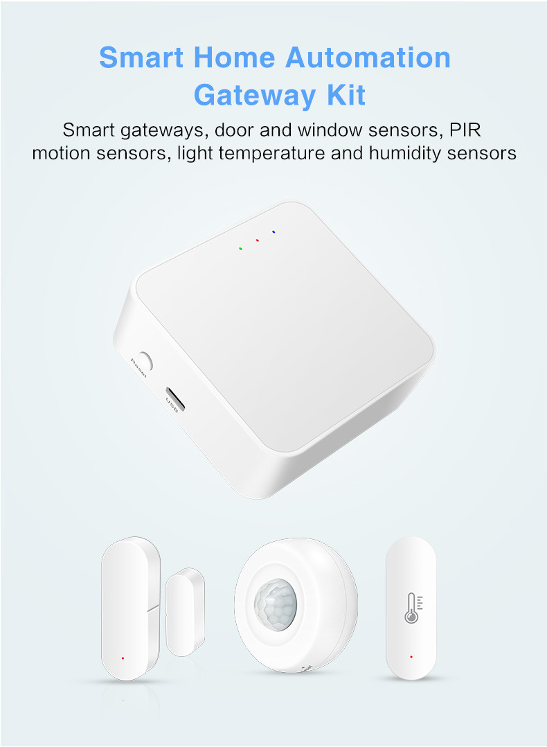 Smart Home Automation Gateway Kit Wireless Smart Gateway Support Alexa And Google Assistant