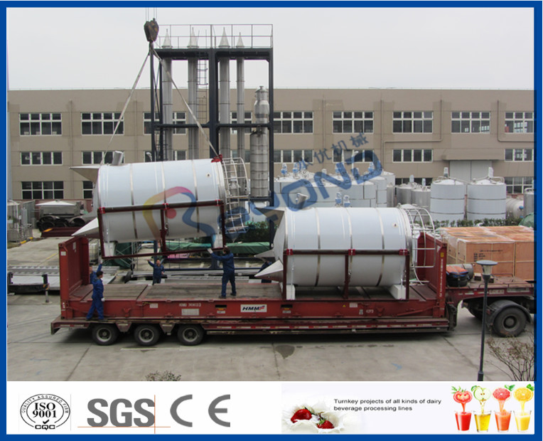 Plastic Pouch / Bottle Package Liquid Dairy Processing Plant 200ml 500ml 1000ml