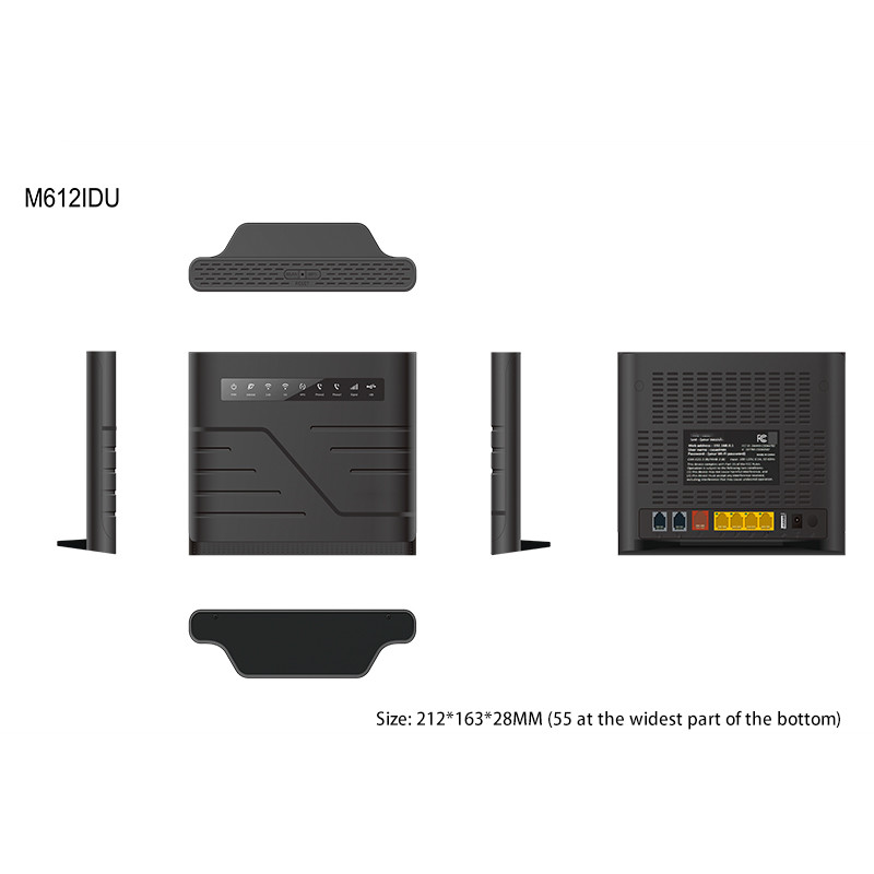 VDSL Dual Band 4g 5g Mobile Router 1200Mbps With Gigabit RJ11 Port