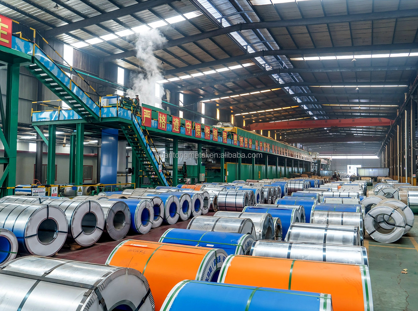 Zero Spangle Surface Structure Color Coated Steel Coil With 1000-1500mm Outer Diameter