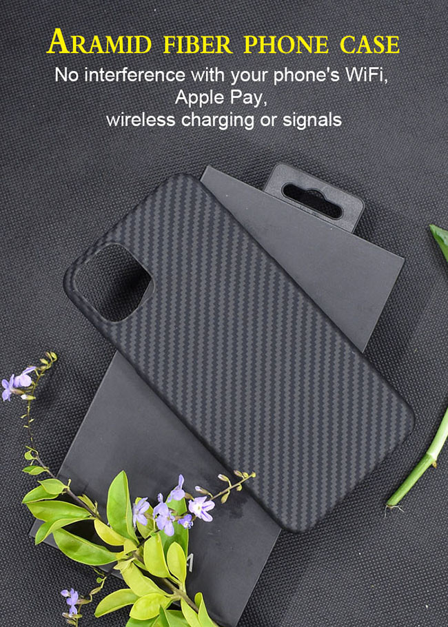 Super Slim Premium Aramid Fiber Phone Case For iPhone 11 , Protective Phone Case