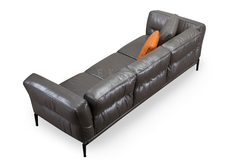 Home Latest Design Set 4 Seater Modern Leather Sofa