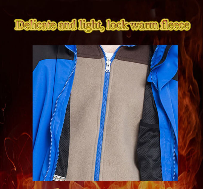 Thermal Custom Outdoor Clothing Polyester Fabric Fishing Camping Skiing Applied