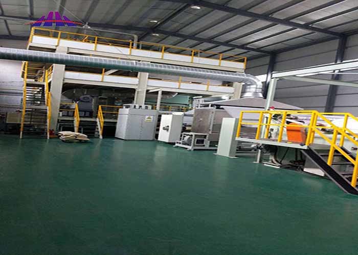 1500KW PP Spunbond Meltblown Fabric Production Line For Sugical Gown