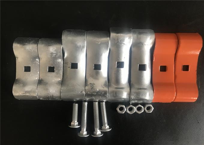 75mm3inch /90mm3.5inch/100mm4inch temporary post center distance Hot dipped Galvanized And Powder coated Clamp