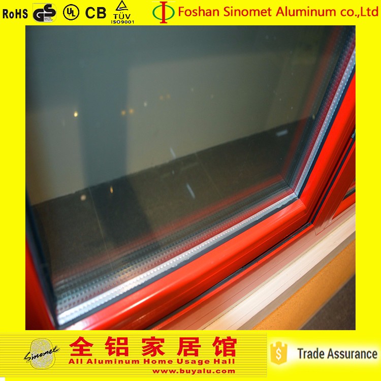 Casement Aluminum Alloy Window Power Coating Customized Size Window