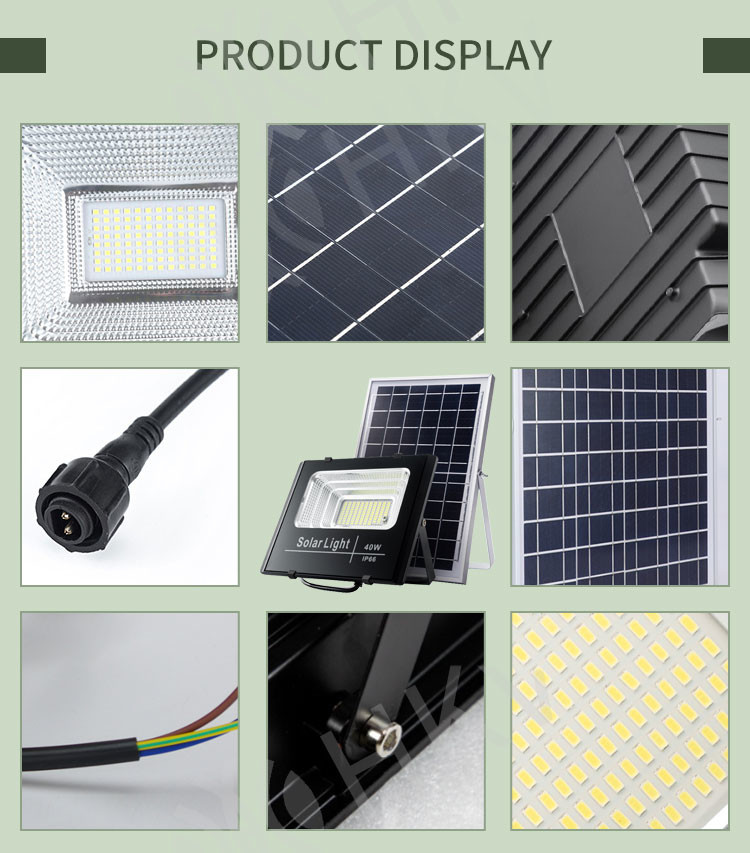 Solar Powered IP65 High Power LED Floodlight Outdoor Security Lights For Garden , Lawn