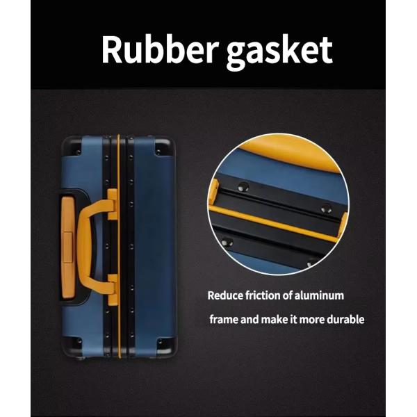 Unsex 20 Inch Customized 4 Spinner Silent Wheels Luggage Travel Bags Suitcase Fashion Design Carry-on Luggage Soft Handle