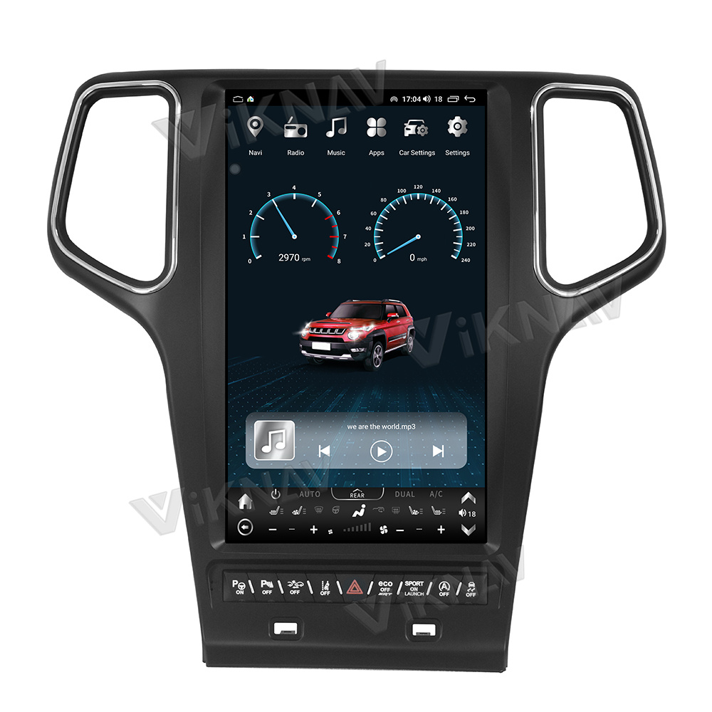 Viknav Car Radio For Jeep Grand Cherokee (2014-2019) 14.4 inch Android 13 Auto Stereo GPS Navigation Wireless Carplay