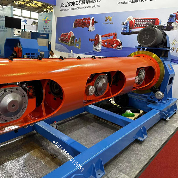 1+6x400 Tubular Stranding Machine Of Compacted And Non Compacted Strands