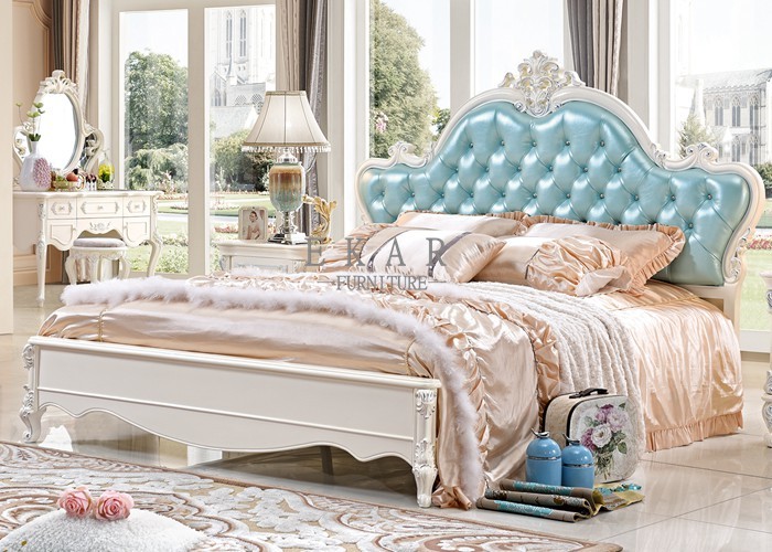 Queen King Size Royal Design Luxury Bed