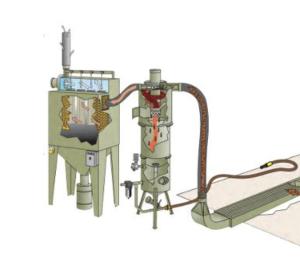 Buy cheap 10CFM Pneumatic Dust Collector 2 Inch Materials Conveying Dust Collector product