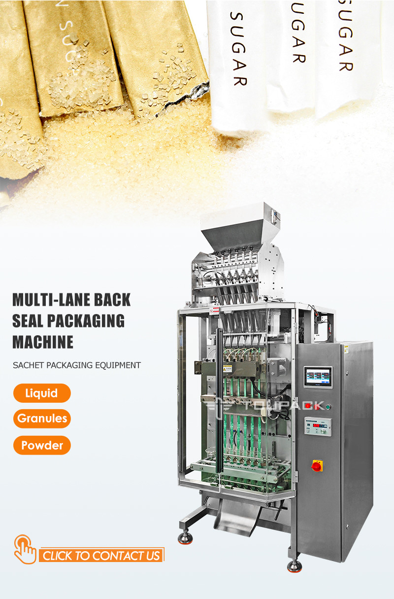 Coffee Powder Sugar Honey Multi Lane Packing Machine High Speed Sachet Packing Machine