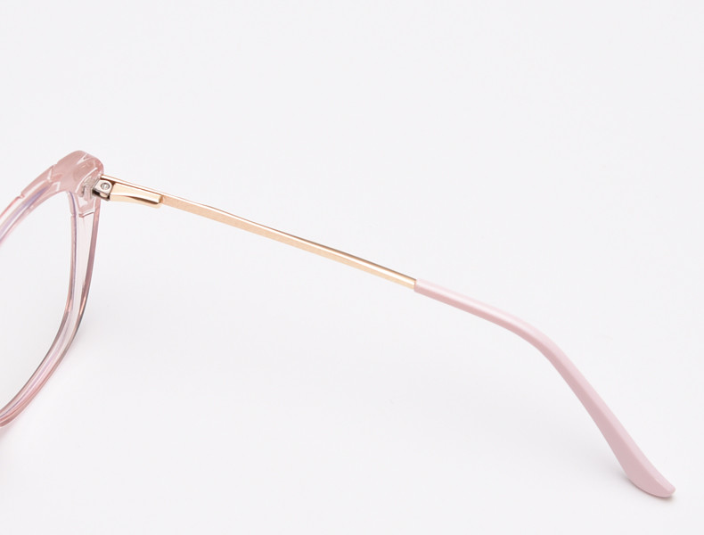 Fashion Ladies Oversized Tr90 Glasses Frames Tr90 Blue Light Glasses