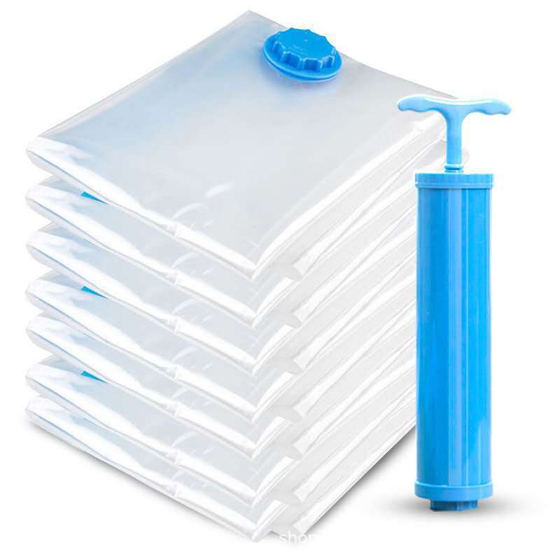 Air Suction Vacuum Compression Storage Bag For Student Luggage