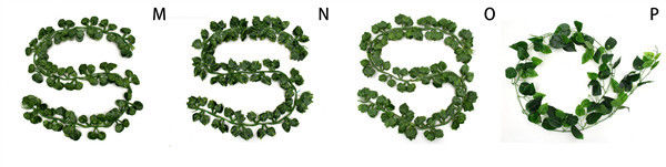 2.3m Fake Ivy Leaves Garland Vine Creeper Grape Foliage Carton Packing