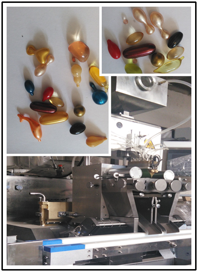 Lab Type Softgel Capsule Filling Machine , Softgel Capsule Machine For Gels / Serums