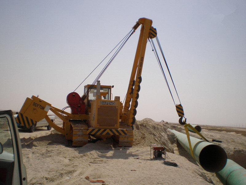 Daifeng 70ton pipelayer DGY70H durable side boom for sale