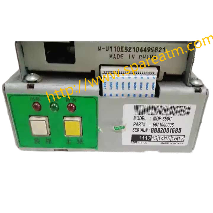 5671000006 Atm Machine Parts Hyosung 5600T Journal Printer MDP-350C