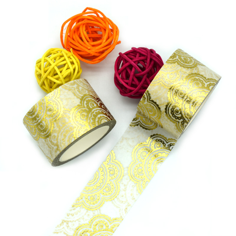 Luxurious Golden Foil Washi Tape For DIY Crafts