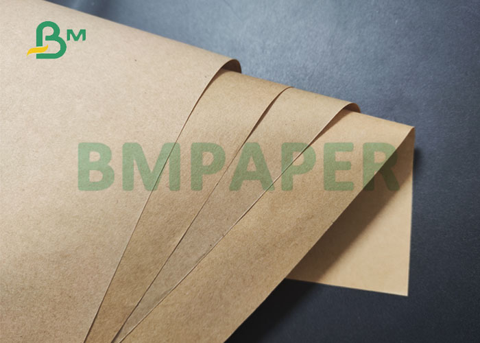 Unbleached Extensible Sack Kraft Paper For Cement Bags 80gsm 90gsm