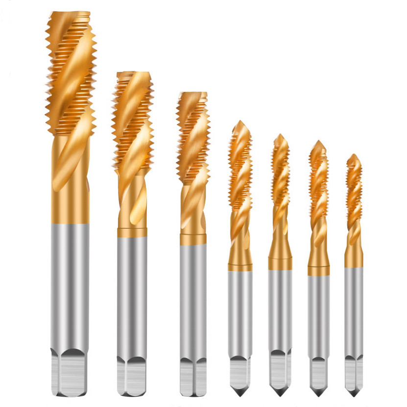 M6 - M10 Spiral Fluted Tap Carbide Milling Cutter Metric Screw Thread Tap