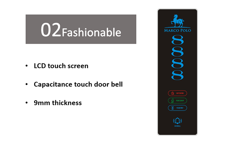 DND Switch Glass Panel Door Bell Hotel Door Lock Accessories