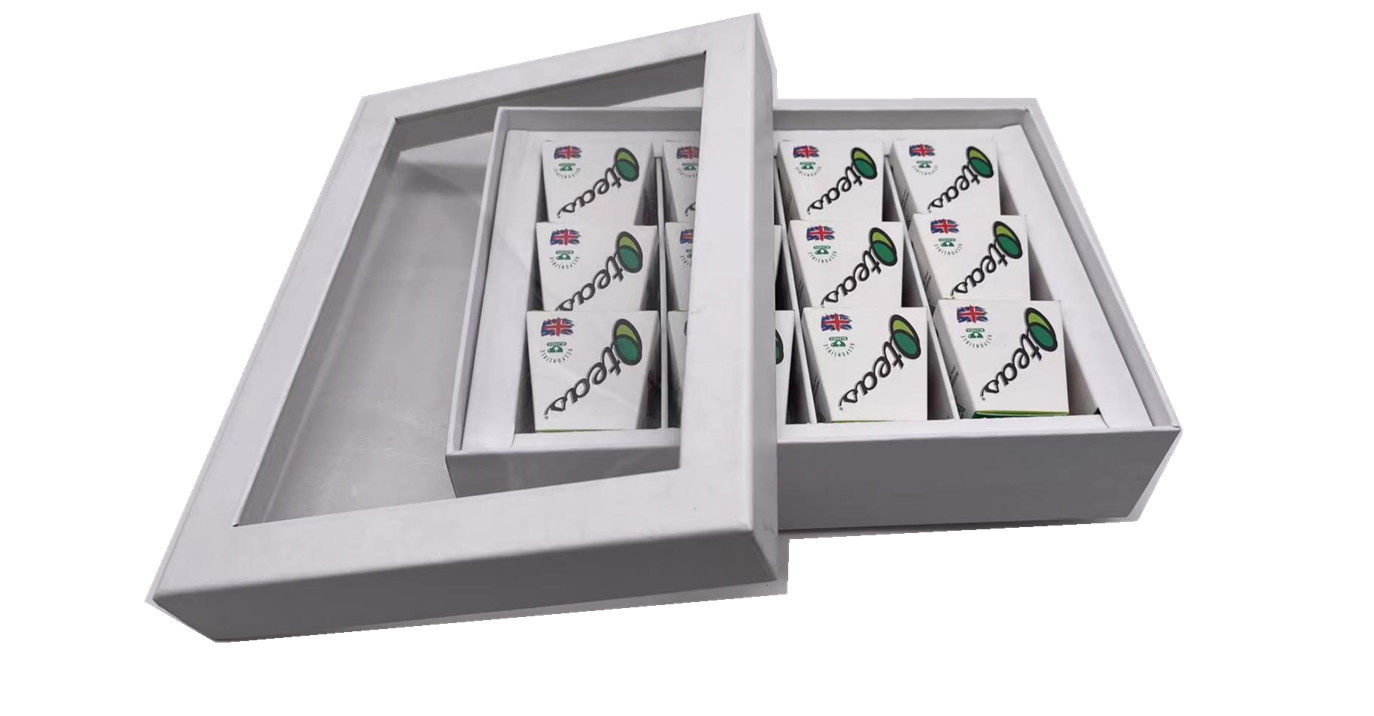 1200GSM Gray Afternoon Tea Cardboard Boxes Custom Size