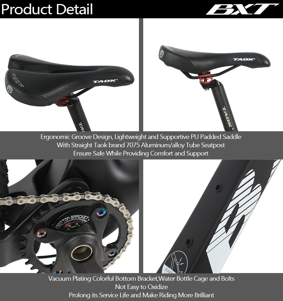 Dual Suspension Carbon Mountain Bike 11 Speed MTB Disc Brake Bicycles
