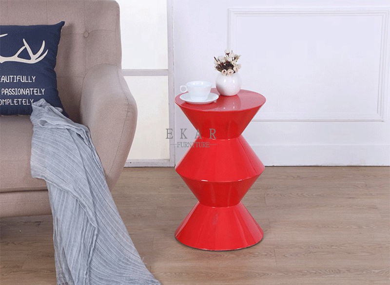 New Simple Design Modern MDF Round Small End Table