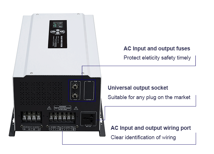 7.5kw 24v Hybrid Solar Inverter 5Kw Hybrid Off Grid Inverter For Ac Conditioner