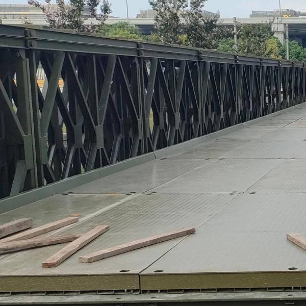 Temporary Emergency Bridge / Hot dipped Prefabricated Structural Steel Bridge