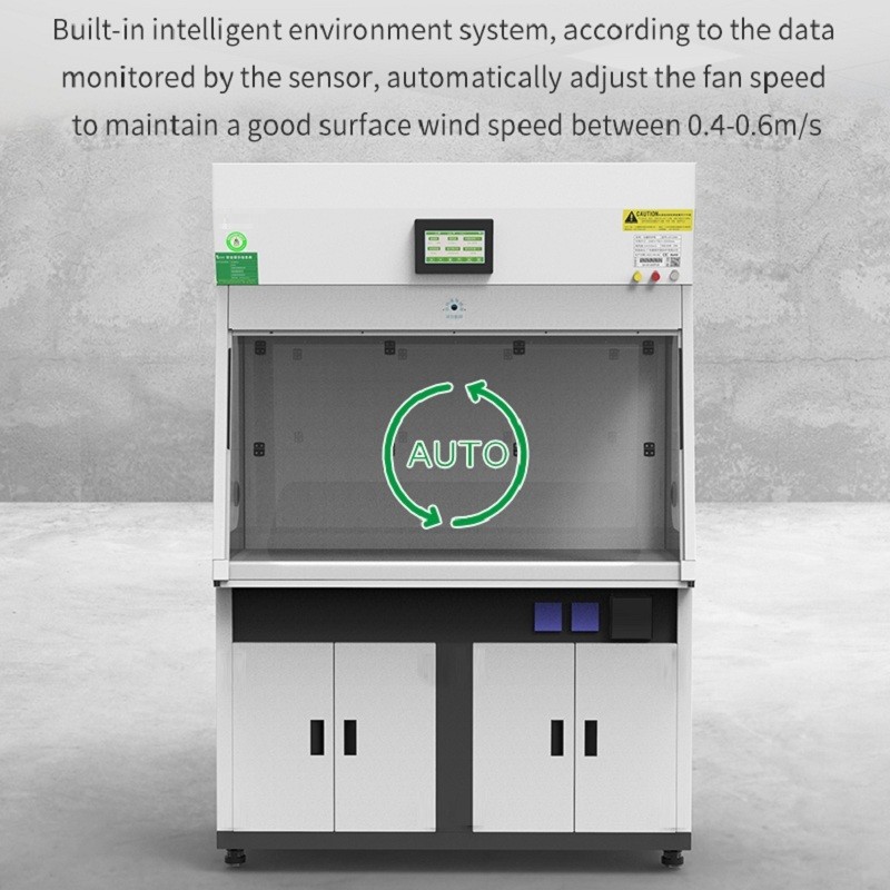 Portable Self Contained Ductless Fume Cupboard Laboratory Carbon Filter