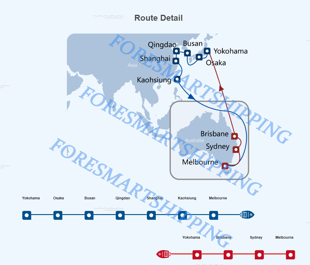 Guangzhou To Australia FCL Sea Freight Forwarder