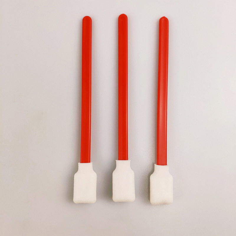 TX707 Type Foam Swab Total Length 128mm Red Stick For Printerhead Clean
