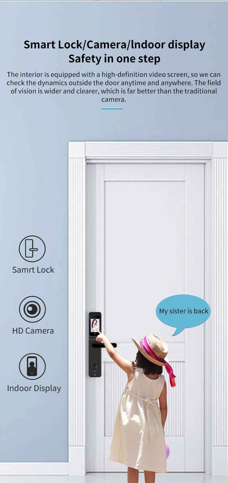 Aluminum Tuya Smart Fingerprint Lock Black Hotel Room Electronic Door Locks