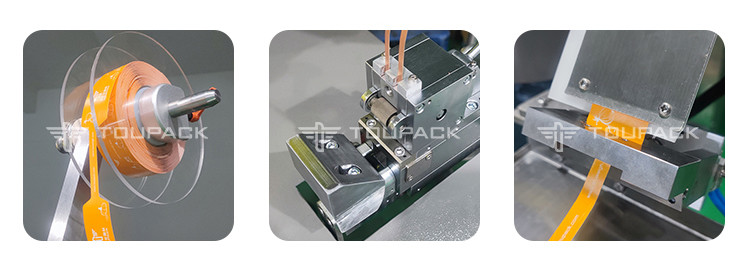 Manual Garlic Mesh Bag Packing Machine With Staples Semi Auto Ginger Mesh Bag Clipping Packing Machine