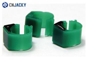 Buy cheap TK4100 RFID Racing Pigeon Rings For Foot , Green Color Pigeon Bands Drop Resistant product