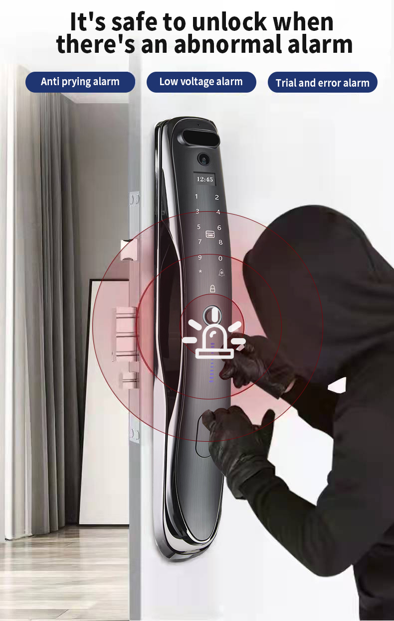 S931Max Automatic Fingerprint Door Lock USmart GO Intercom Lock For Door