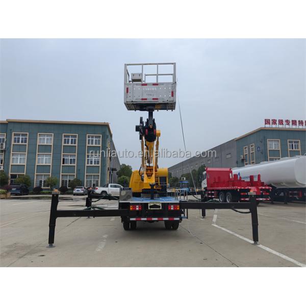 Single Row 16m High Alitude Operation Vehicle Aerial Platform JMC Truck