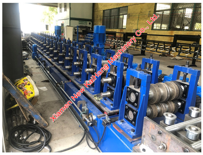 Cross Beam roll forming machine, Fluted Box Beam, storage racking interlock beam