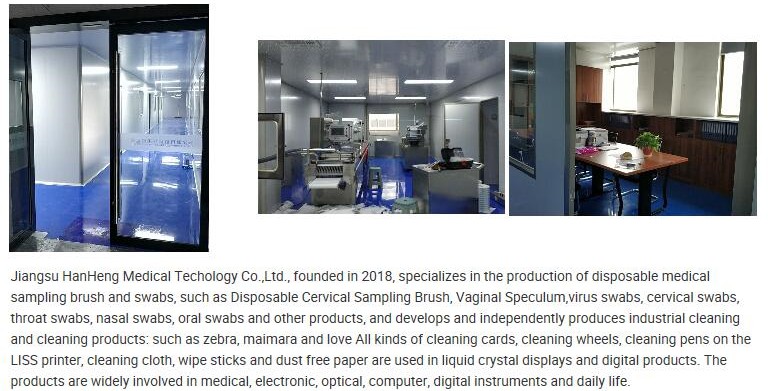 Broom Head Cervical Sampler , HPV Testing Cervical Cytology Brush