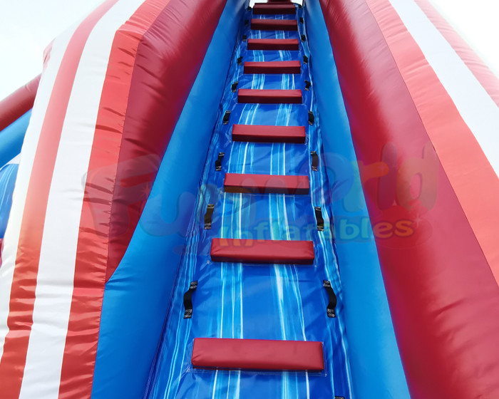 Quadruple Stitching Outdoor Inflatable Water Slides For Amusement Park